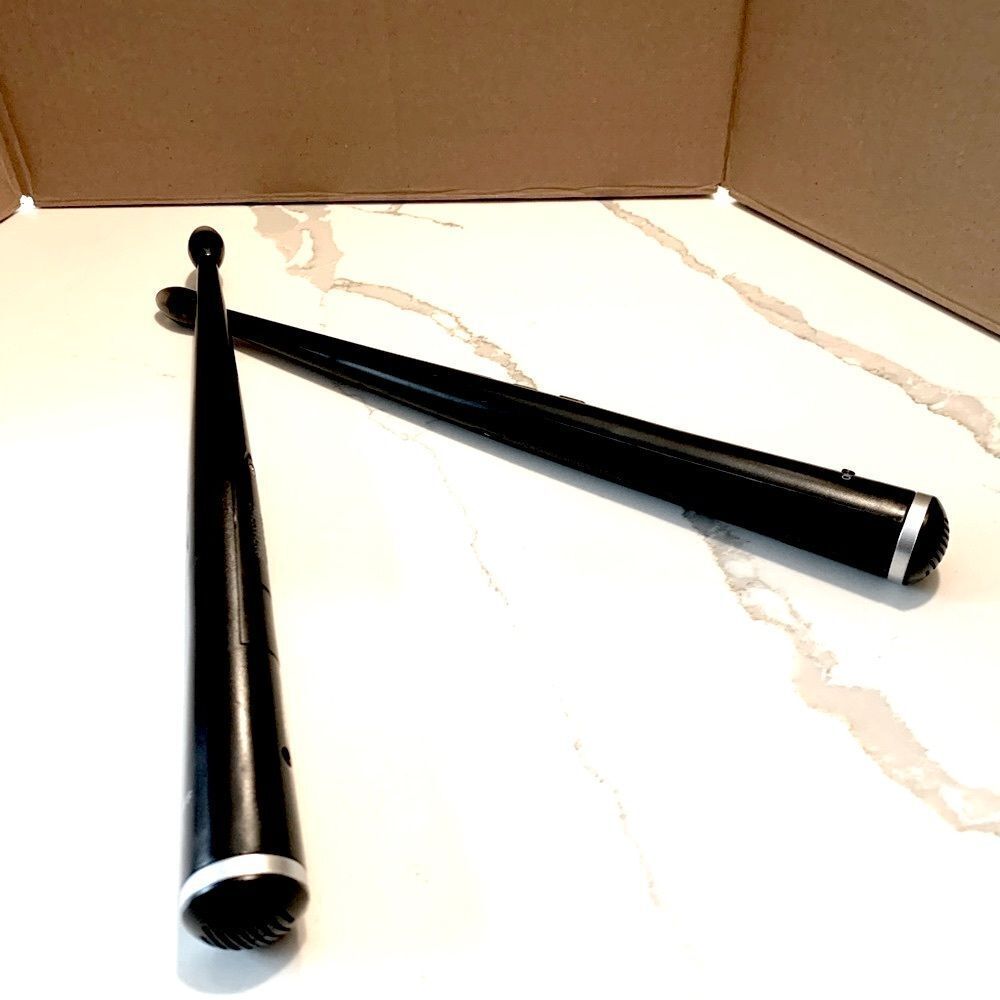 Electronic Cordless Battery Powered Drumsticks Merchsource LLC Black Kids